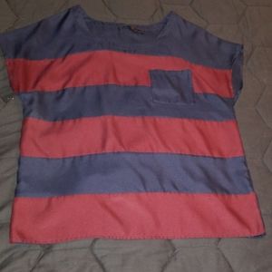 The Limited Blouse Top Shirt Stripes